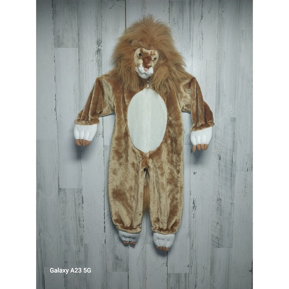 Chosun LION Plush One Piece Halloween Costume Stage Theater Play Sz S Fits 2-3